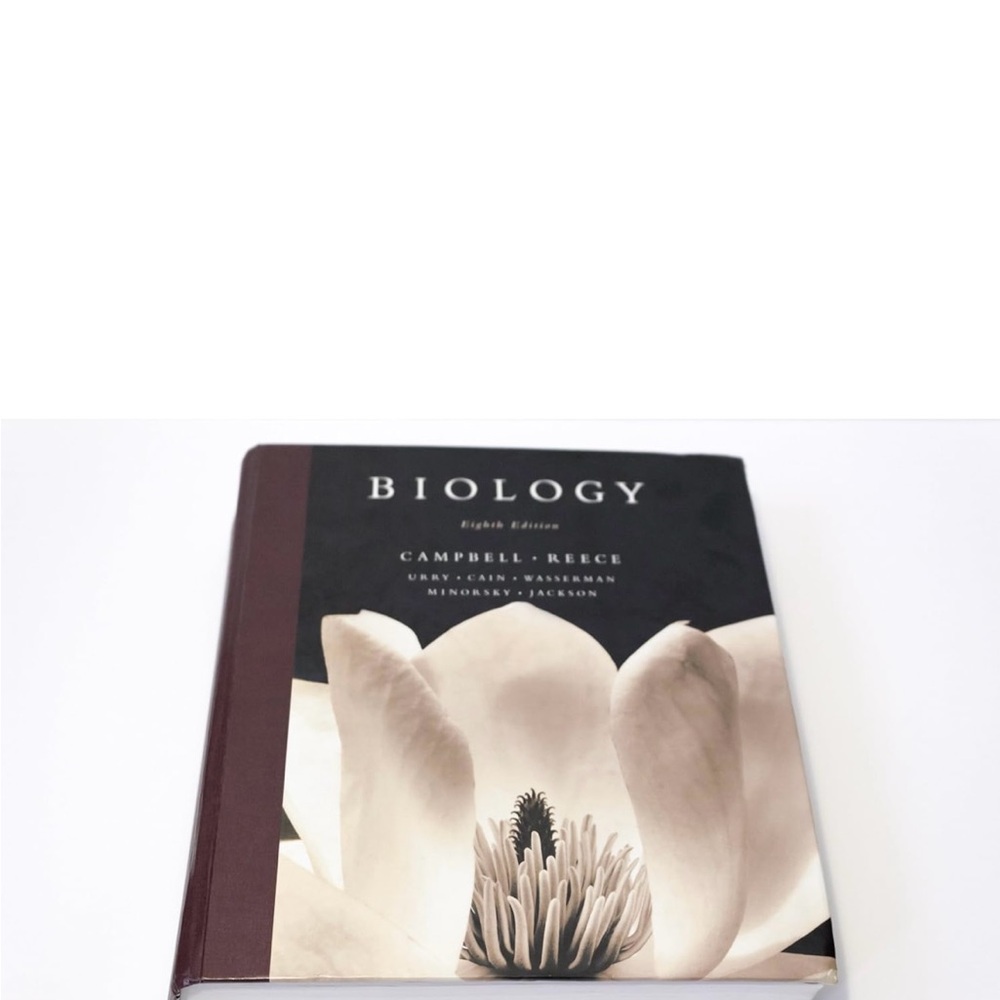Biology Textbook - Black and White Cover